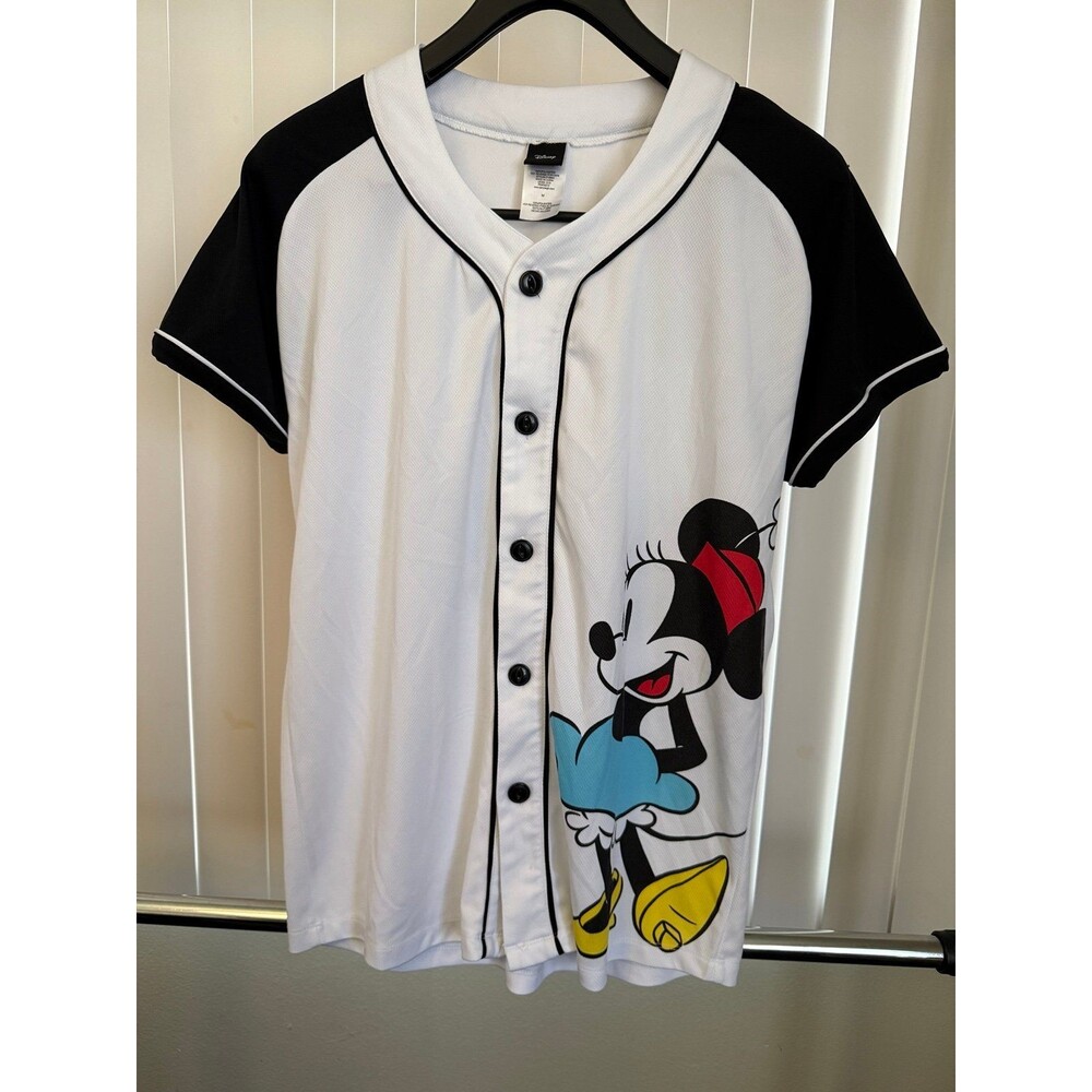 Women’s Disney Minnie Mouse Baseball Jersey #28 Size Medium